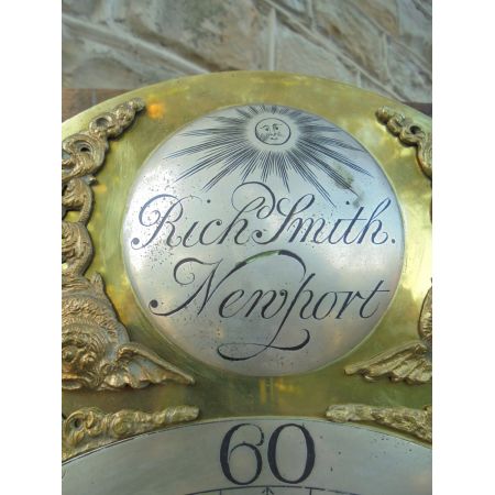 Langgehäuse Uhr walisisch antik Eiche Massivholz georgianisch