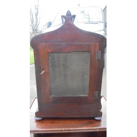 Regentschaft Massivholz Mahagoni Messing Uhr Antik viktorianisch