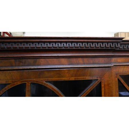 antiker Bücherschrank aus Mahagoni