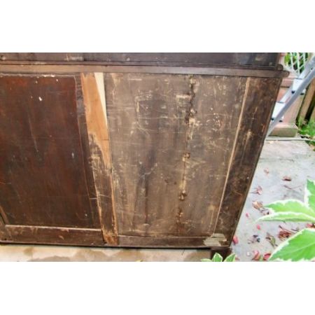 Bücherschrank, Breakfront-Sekretär, Palisander, 19. Jahrhundert, antik 