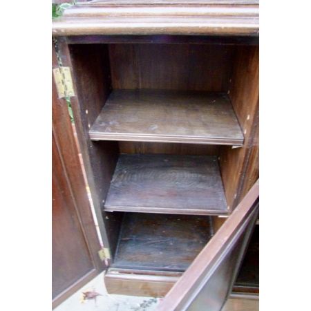 Bücherschrank, Breakfront-Sekretär, Palisander, 19. Jahrhundert, antik 