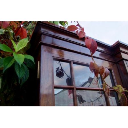 Bücherschrank, Breakfront-Sekretär, Palisander, 19. Jahrhundert, antik 