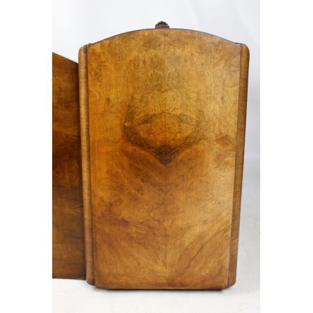 antiker Art Deco Nussbaum Schreibtisch