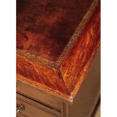 antiker Eichenschreibtisch um 1900