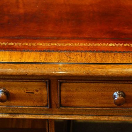 antiker Partners Schreibtisch, Mahagoni , viktorianisch 