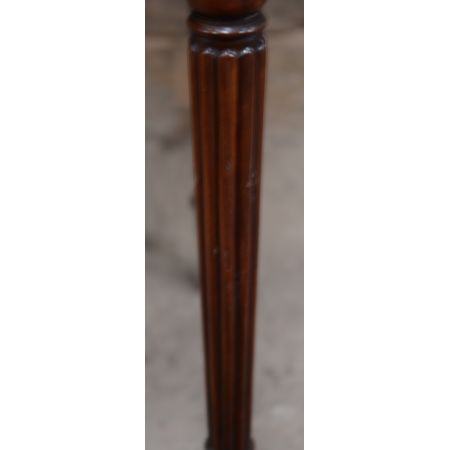 Mahagoni Knieloch Schreibtisch, antik