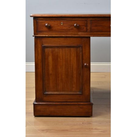 Schreibtisch partners desk Mahagoni Massivholz antik viktorianisch