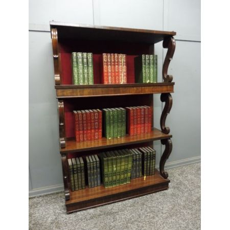 Palisander Bücherregal antik Massivholzregal, frühes 19. Jahrhundert