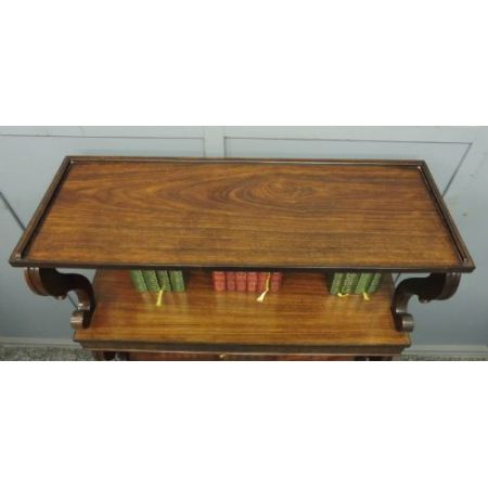 Palisander Bücherregal antik Massivholzregal, frühes 19. Jahrhundert