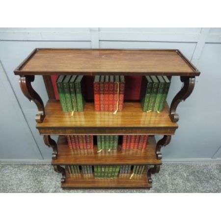 Palisander Bücherregal antik Massivholzregal, frühes 19. Jahrhundert