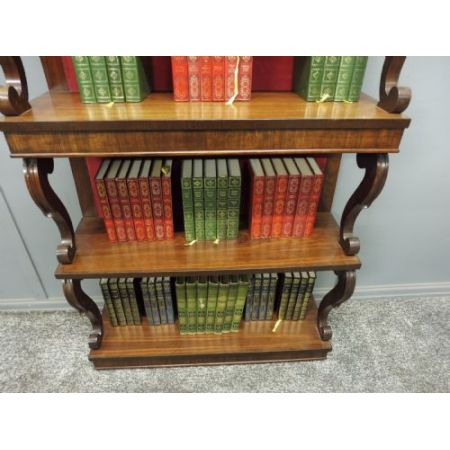 Palisander Bücherregal antik Massivholzregal, frühes 19. Jahrhundert