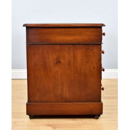 Antiker viktorianischer Pedestal Schreibtisch Pedestal Desk ca 1850