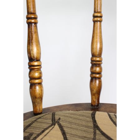 2er Satz antiker edwardianischer Eichen Stühle Armchairs ca 1910