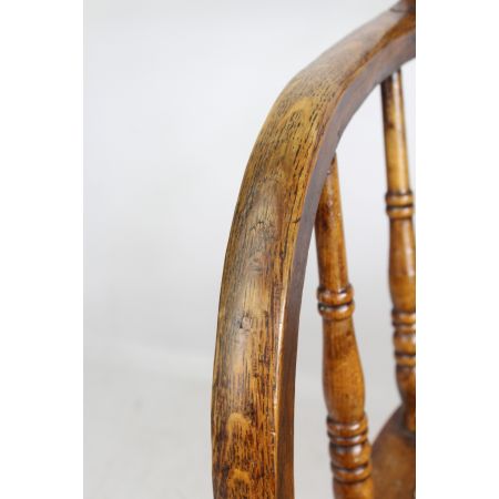 2er Satz antiker edwardianischer Eichen Stühle Armchairs ca 1910