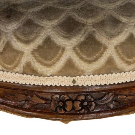 Paar antiker Beistellstühle Side Chairs aus Nussbaum ca 1860