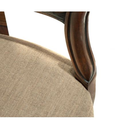 Paar viktorianische Beistellstühle 1860