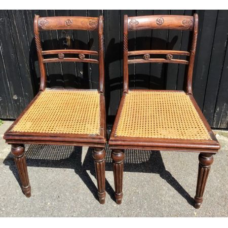 Paar Regentschaftsstühle