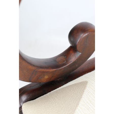 Antikes Paar Regentschaft Mahagoni