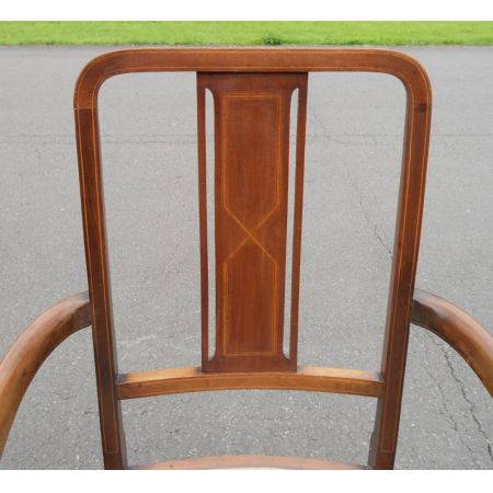 Paar Mahagoni Salon Sessel