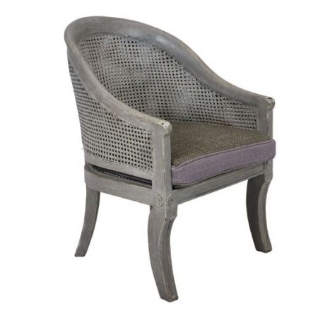 Paar "Spoon back" Stühle lackierte Regency Stil 