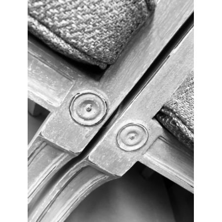 Paar "Spoon back" Stühle lackierte Regency Stil 