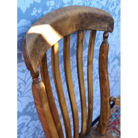 Satz von 6 viktorianischen Bauernstühlen Windsor alle original