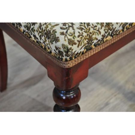 6er-Set aus sechs antiken Mahagoni Küchenstühlen viktorianisch