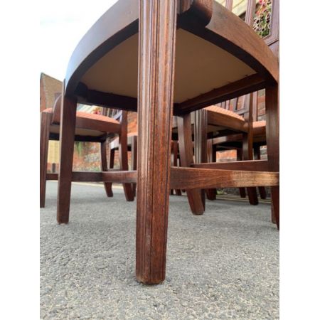 Satz von zehn Esszimmerstühlen 19. Jahrhundert