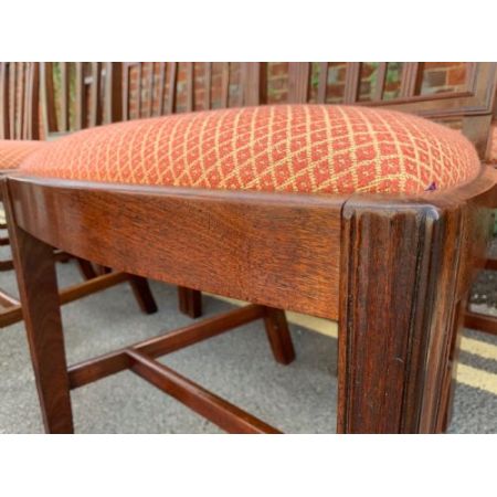 Satz von zehn Esszimmerstühlen 19. Jahrhundert