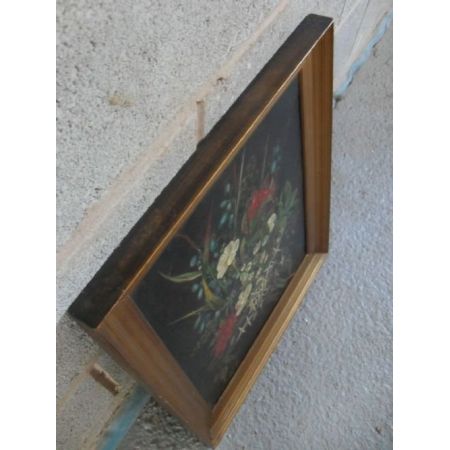 19. Jahrhundert signiertes Öl,  Stillleben Blumenstudie