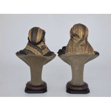 Paar orientalistischer Büsten