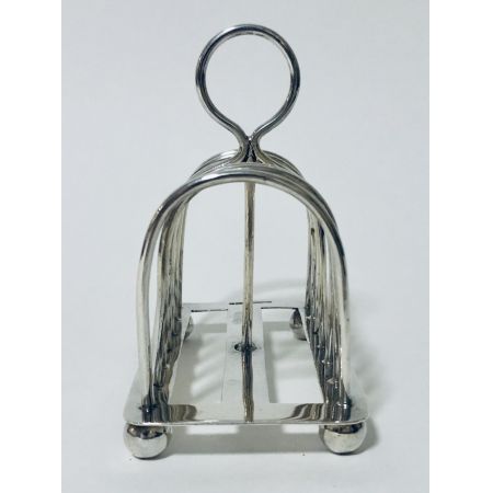 großer antiker Toasthalter aus massivem Silber