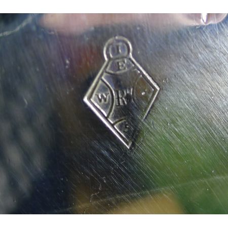 Englisches antikes versilbertes Tablett Silver Plated Tray viktorianisch von 1855