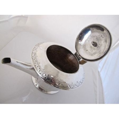 Silberne Teekanne liberty & Co Birmingham 1927 Kunsthandwerk  antik 