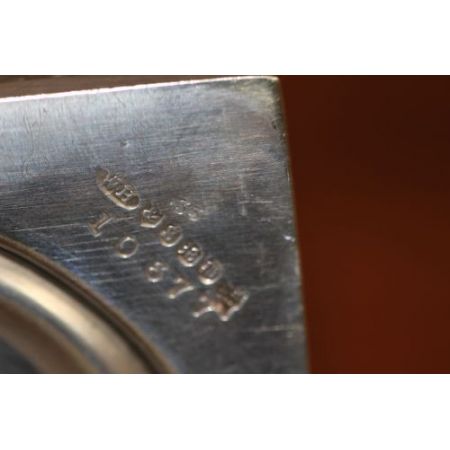 Paar Zwergkerzenleuchter aus Silber viktorianisch 