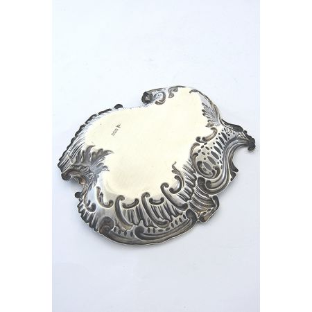 Antikes Silber Tablett / Pin Tray, Walker & Hall, 1917