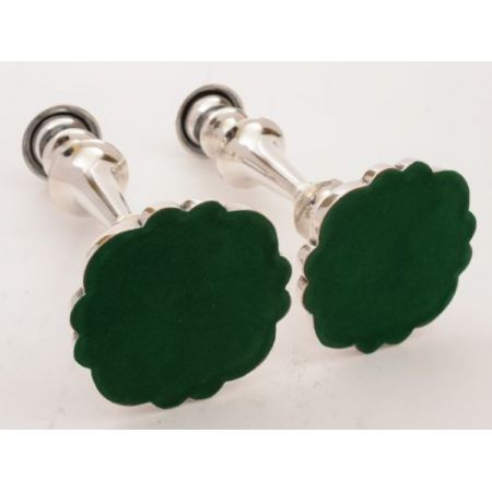 Antikes Paar versilberter Kerzenleuchter / Silver Plated Candlesticks, ca 1920