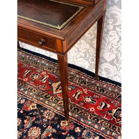 Antiker edwardianischer Lady Writing Desk Damenschreibtisch aus Mahagoni ca 1890