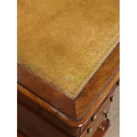 Kleiner antiker Pedestal Desk / Schreibtisch für Kinder, ca 1850