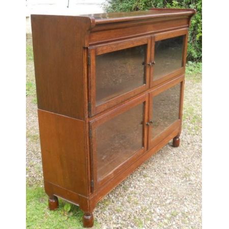 Antikes Stacking Bookcase / Stapel Bücherregal aus Mahagoni, by Minty, englisch, ca 1920