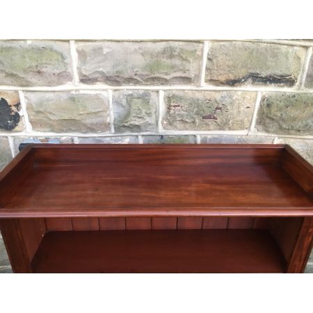 Antikes viktorianisches Open Bookcase / offenes Bücherregal aus Mahagoni, ca 1860