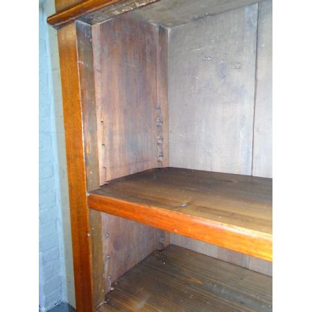 Antikes viktorianisches Open Bookcase / offenes Bücherregal aus Mahagoni, ca 1870