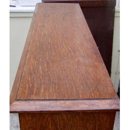 Eiche Bücherregal Antik Massivholzregal Offener Bücherschrank 19. Jahrhundert