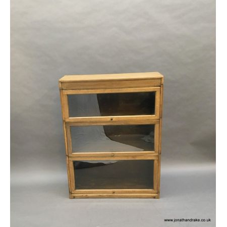 Antiker Globe Wernicke Eiche Bücherschrank von Gunn