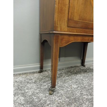 kleines edwardian inlay Bücherregal 1910