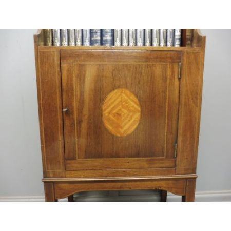 kleines edwardian inlay Bücherregal 1910