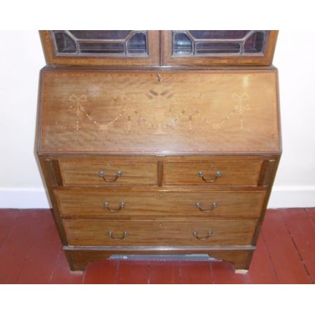 Edwardian Mahagonibüroschrank antik 