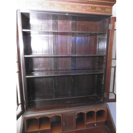 Edwardian Mahagonibüroschrank antik 