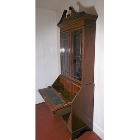 Edwardian Mahagonibüroschrank antik 