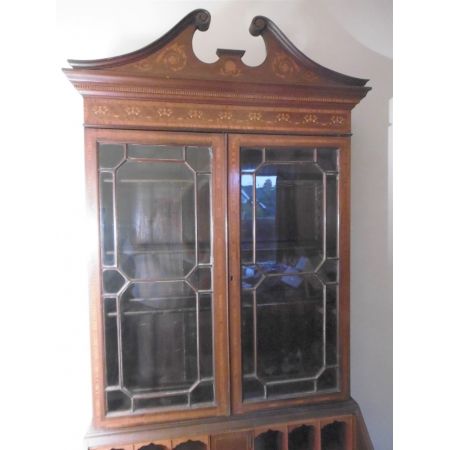 Edwardian Mahagonibüroschrank antik 